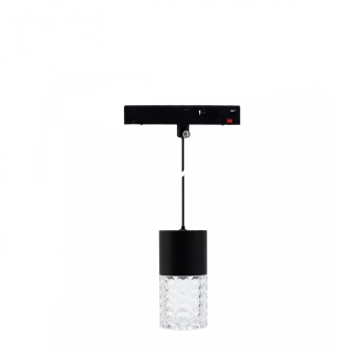 System Shift Basic - Hangit Crystal Oprawa zwis 55x110mm (1100mm Wire) 6W 3000k Czarny  WLD+70015WW/WOJ