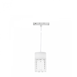 System Shift Basic - Hangit Crystal Oprawa ZWIS 55x110mm (1100mm Wire) 7W 2700k BiaŁy  WLD+70050WW/WOJ