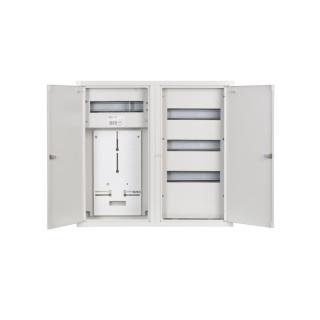 Szafka licznikowa natynkowa 1-licznikowa 3-fazowy 48 modułów IP31 620x580x220 Biała NRL 48 z zamkiem; NRL 48 Z, 4-311, SABAJ  4-311/SAB