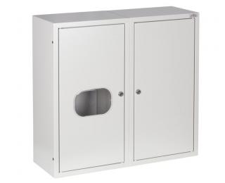 Szafka licznikowa natynkowa metalowa licznikowa z zamkiem i szybą NRL36ZSZ 3F+36M 3x12M  4-357/SAB
