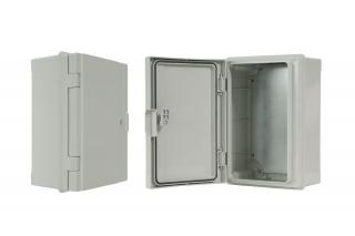 Szafka rozdzielcza hermetyczna 210 IP65 odporna na UV z płytą montażową, wymiary: 221x311x137mm, drzwi nieprzezroczyste; C.1600UV, PAWBOL  C.1600UV/PAW