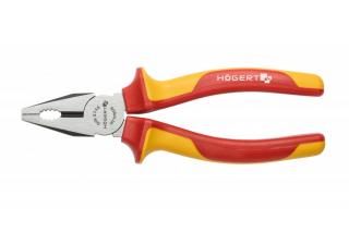 Szczypce uniwersalne 180mm 1000V VDE; HT1P905, HOGERT  HT1P905/GTV