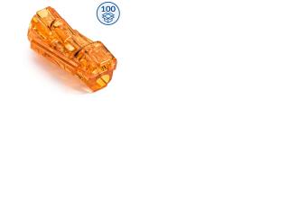 Szybkozłączka przelotowa SCS2 do drutów i wielodrutów 0,5…4 mm, 32A 450V, karton=100szt.; 88000108S, SIMET  88000108S/SIM