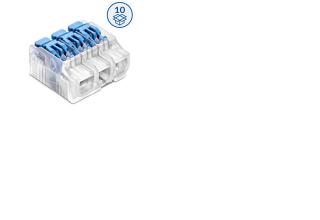 Szybkozłączka z dźwignią SCL3 B10 do linek i drutów 0,2…4 mm2, 3 -torowa, opak.=40 szt.; 88001313, SIMET  88001313/SIM