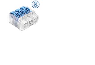 Szybkozłączka z dźwignią SCL3 do linek i drutów 0,2…4 mm2, 3 -torowa, karton=40szt.; 88000313S, SIMET  88000313S/SIM