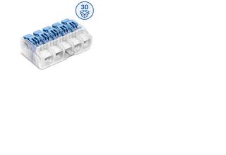 Szybkozłączka z dźwignią SCL5 do linek i drutów 0,2…4 mm2, 5 -torowa, karton=30szt.; 88000323S, SIMET  88000323S/SIM