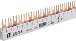 Szyna łączeniowa widełkowa 3P 63A 10mm2 (54 mod.), IZ10/3F/54; 002921141, ETI POLAM  002921141/ETI