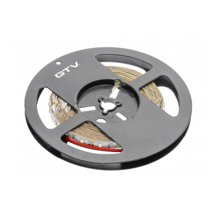 Taśma Flash 2835, 300 LED neutralny biały 4000K, 33W, bez żelu 8mm, Rolka 5m, 12V  LD-2835-300-20-NE4N/GTV