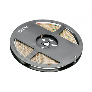 Taśma Flash 5050, 300 LED zimny biały, 72W, bez żelu 10mm, Rolka 5m, 12V  LD-5050-300-20-ZB/GTV