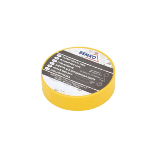 Taśma Izolacyjna 19x20m żółta/yellow  E30-PVC1920YE/BMK