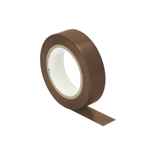 Taśma izolacyjna brązowa, uniepalniona,szerokość 15mm, grubość 0,13mm, 10m długości  OR-AE-13214/BR/10M/ORN