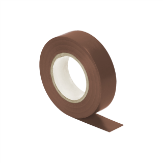 Taśma izolacyjna brązowa, uniepalniona, szerokość 19mm, grubość 0,13mm, 20m długości  OR-AE-13196/BR/20M/ORN