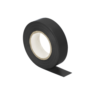 Taśma izolacyjna czarna, uniepalniona, szerokość 19mm, grubość 0,13mm, 20m długości  OR-AE-13196/B/20M/ORN