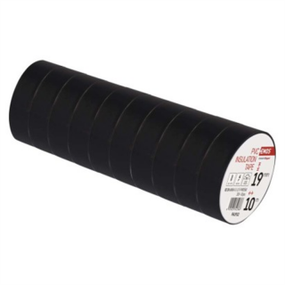 Taśma izolacyjna PVC 19mm / 10m czarna  F61912/EMO