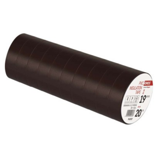 Taśma izolacyjna PVC 19mm / 20m brązowa  F61927/EMO