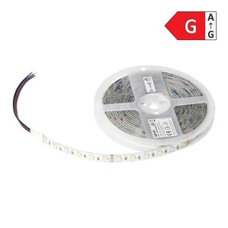 Taśma LED 12V, Samsung chipset 5050, 60L/m, 330lm/m, 14,4W/m, IP65, RGBW, 5m  AD-TL-6494LRGBW/ORN