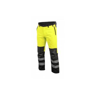 TRAUN spodnie ostrzegawcze softshell żółte XL (54)  HT5K337-XL/GTV