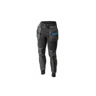 TREBEL spodnie dresowe z kieszeniami czarne XL (54)  HT5K902-XL/GTV
