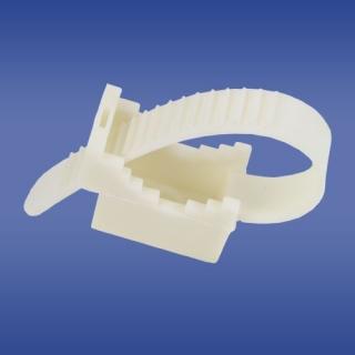 Uchwyt paskowy 9x60mm biały UP22, opk=100szt; 12.1, ELEKTRO-PLAST OPATÓWEK  12.1/EPO