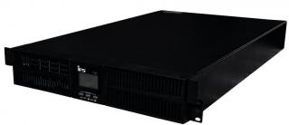 UPS rack19/tower czysta sinusoida, 230Vac 3000VA/2700W AKU. 6X12V/9Ah hot-swap  RTS11-ON-3K0-2U-6X9/WAX