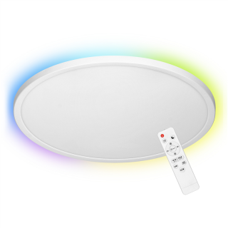 VITO LED 36W, plafon oświetleniowy, 3500lm, IP20, 3000/4000/6500K + RGB, pilot  AD-PL-6514WLZM/CCT/ORN