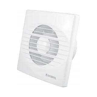 Wentylator ścienny osiowy fi100mm 100m3/h 40dB 15W, wyłącznik czasowy, biały, RICO 100WC; 007-4203, DOSPEL  007-4203/DOS