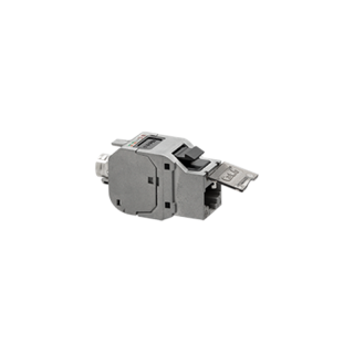 Wkład gniazda komputerowego RJ45 kat. 6 FTP/STP (ekranowany) z przesłoną przeciwkurzową  FBRJ456EKR/KON