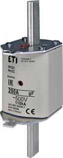 Wkładka topikowa przemysłowa szybka KOMBI, NH2/WT-2C gF 200A/500V; 004139398, ETI POLAM  004139398/ETI