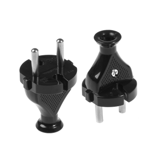 Wtyczka rozbieralna, prosta 2p; 10A;230V; WT-2 CZARNA; W-98132, PLASTROL  W-98132/PLR