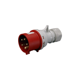 Wtyczka siłowa 16A/5P, IP44  IVN 1653/ORN