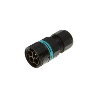 Wtyczka złączki hermetycznej 3-torowej Techno THB.387.A3A (3x0,5-4mm2) IP66 68  THB.387.A3A/NAR