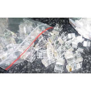 Wtyk RJ45 Cat6 końcówki wtyki UTP  19-0021/SAB