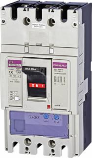 Wyłącznik mocy 3P 400A 25kA, wyzwalacz termo-magnetyczny, EB2 400/3L 400A 3p; 004671092, ETI POLAM  004671092/ETI