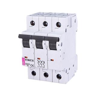 Wyłącznik nadprądowy 3P B 32A 10kA AC, ETIMAT 10 3P B32; 002125719, ETI POLAM  002125719/ETI