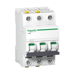 Wyłącznik nadprądowy Acti9 iC60N-B6-3 B 6A 3-biegunowy; A9F03306, SCHNEIDER ELECTRIC  A9F03306/SCH