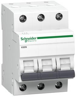 Wyłącznik nadprądowy K60N-B16-3 B 16A 3-biegunowy, A9K01316; SCHNEIDER ELECTRIC  A9K01316/SCH