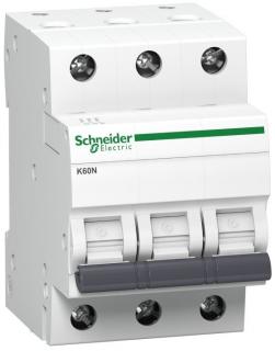 Wyłącznik nadprądowy K60N-B25-3 B 25A 3-biegunowy, A9K01325; SCHNEIDER ELECTRIC  A9K01325/SCH