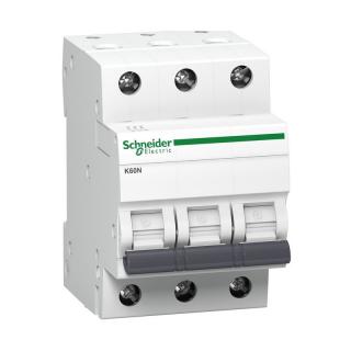 Wyłącznik nadprądowy K60N-B6-3 B 6A 3-biegunowy, A9K01306; SCHNEIDER ELECTRIC  A9K01306/SCH