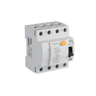 Wyłącznik różnicowoprądowy 4P 100A 0,03A, 30mA typ AC; KRD6-4/100/30; 23197, IDEAL KANLUX  23197/KAN