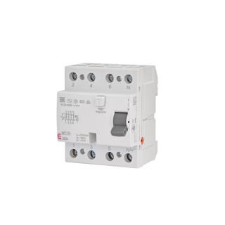 Wyłącznik różnicowoprądowy 4P 25A 300mA typ AC 10kA, EFI-P4 AC 25/0.3; 002061631, ETI POLAM  002061631/ETI