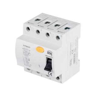 Wyłącznik różnicowoprądowy 4P 63A 0,03A, 30mA typ A, KRD6-4/63/30-A; 23193, IDEAL KANLUX  23193/KAN