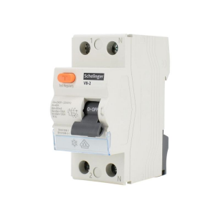 Wyłącznik Różnicowoprądowy A 2p 25a 30ma 10ka Vde Schelinger  A03-V8-2-25-030/BMK
