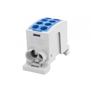 Zacisk HLK 100A-2 (1x25,1x16 / 1x25,1x16)-niebies.  F2.0358/FEL