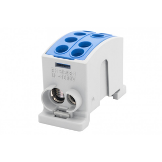 Zacisk HLK 125A-2 (1x35,1x25 / 1x35,1x25)-niebies.  F2.0373/FEL