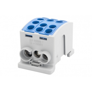 Zacisk HLK 125A-3 (1x35,2x25 / 1x35,2x25)-niebies.  F2.0378/FEL