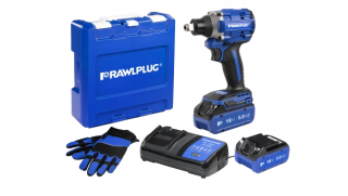 Zakrętarka udarowa 18V; 315 Nm, 2 akumulatory 5.0Ah ładowarka 6,5 A;R-PID18-315-XL2; RAWLPLUG  R-PID18-315-XL2/RAW