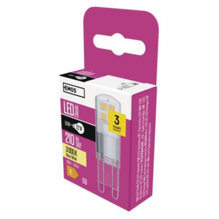 Żarówka LED Classic JC / G9 / 1,9 W (22 W) / 210 lm / ciepła biel  ZQ9526/EMO