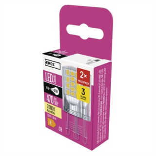 Żarówka LED Classic JC / G9 / 4 W (40 W) / 470 lm / ciepła biel  ZQ9544.2/EMO