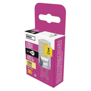 Żarówka LED Classic JC / G9 / 4 W (40 W) / 470 lm / ciepła biel  ZQ9544/EMO