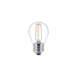 Zarówka LED E27 P45 2W (ekw.25W) 250lm, 2700K ciepła biel, kulka mini; LED classic 25W P45 E27 WW CL ND RFSRT4, PHILIPS  871869976329900/PHP